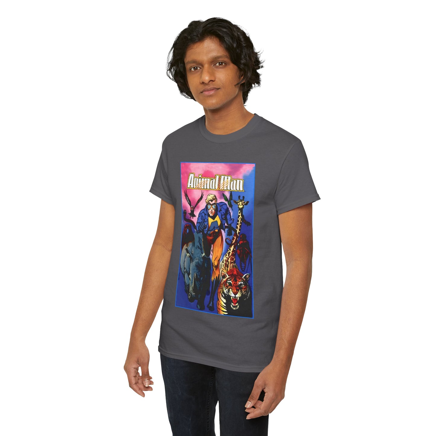 Animal Man T-Shirt - Brian Bolland Art - #1 Cover Art - Buddy Baker - DC Comics, Vertigo Comics