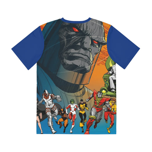 Uncanny X-Men/New Teen Titans Wrap-Around Polyester Tee (All-Over Print) - Walt Simonson Art - DC Comics