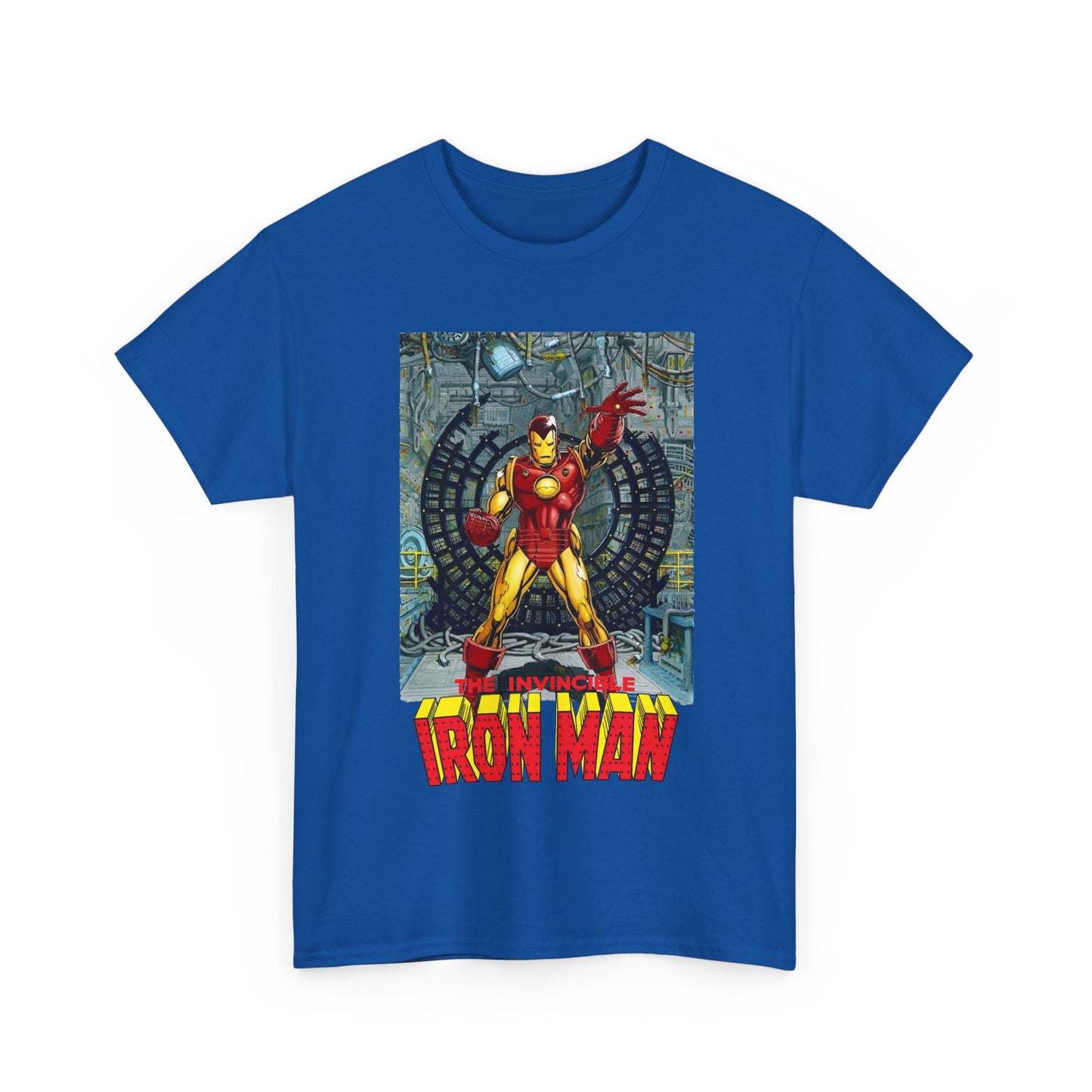 Iron Man T-Shirt - Bob Layton Art - Tony Stark Armor - Avengers Member & Leader - Marvel Comics