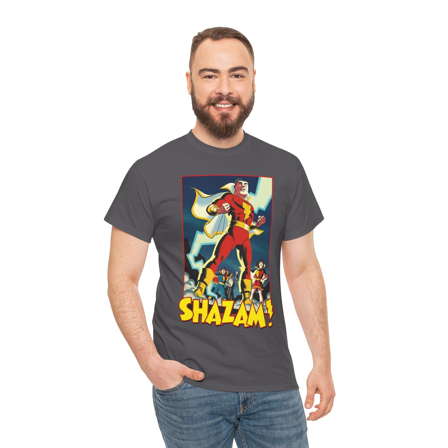 Shazam T-Shirt - Michael Cho Art - Marvel Family - Mary Marvel, Captain Marvel Jr - DC Comics