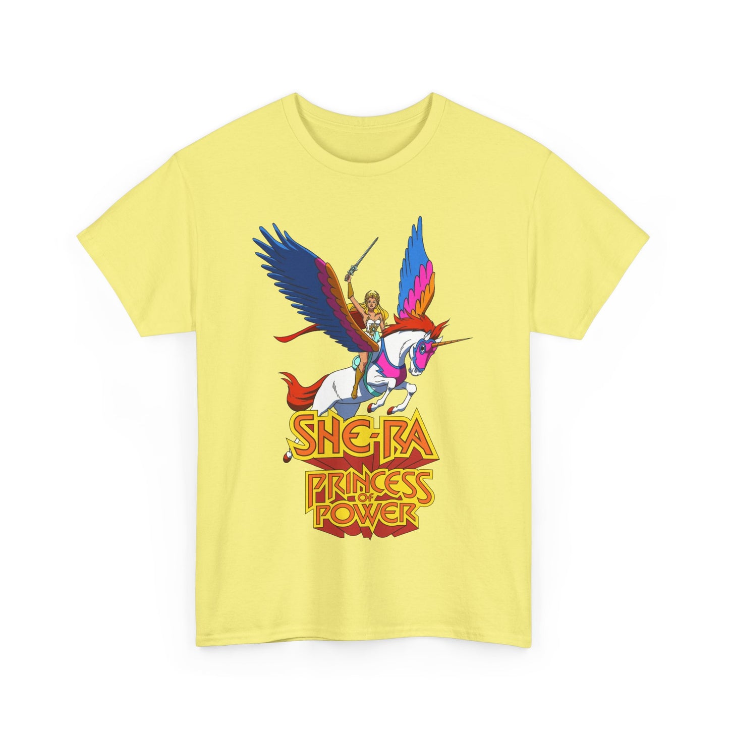 She-Ra & Swiftwind T-Shirt - Adora, Princess of Power, POP - Beloved Filmation Cartoon from the 1980s - He-Man Connection - Etheria - Fighting Hordak and the Evil Horde