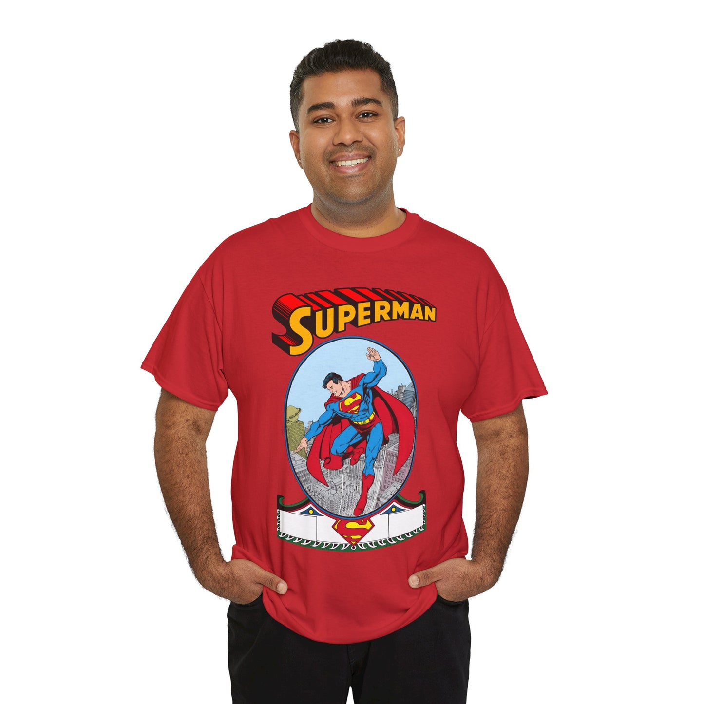 Superman T-Shirt - George Perez Art - #1 Homage Cover - Metropolis, Man of Steel, Daily Planet, Clark Kent - DC Comics