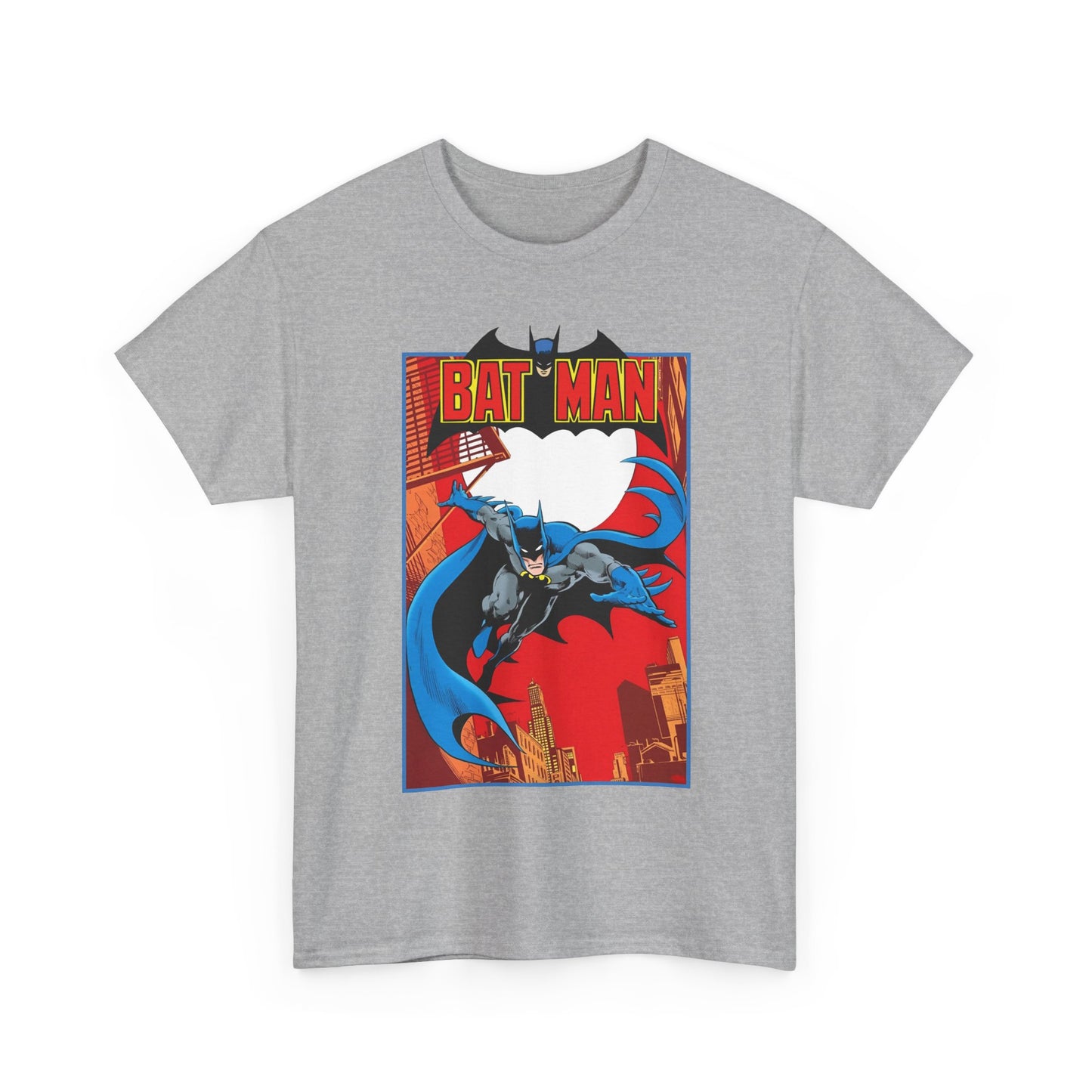 Batman T-Shirt - Jim Aparo Art - Untold Tales Cover - DC Comics Bronze Age - Batman Flying in Front of the Moon - Caped Crusader, Gotham City