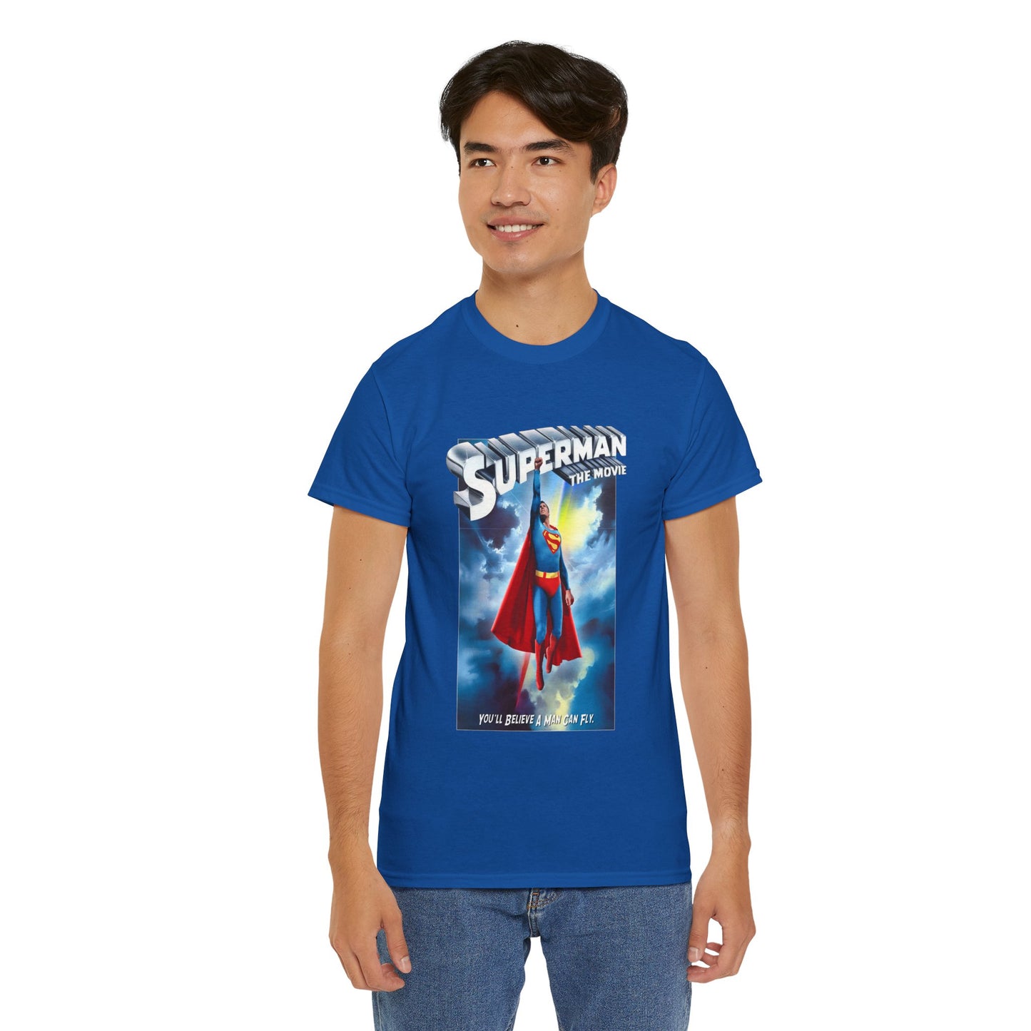 Superman The Movie T-Shirt - DC Comics - Man of Steel - Christopher Reeve 1978