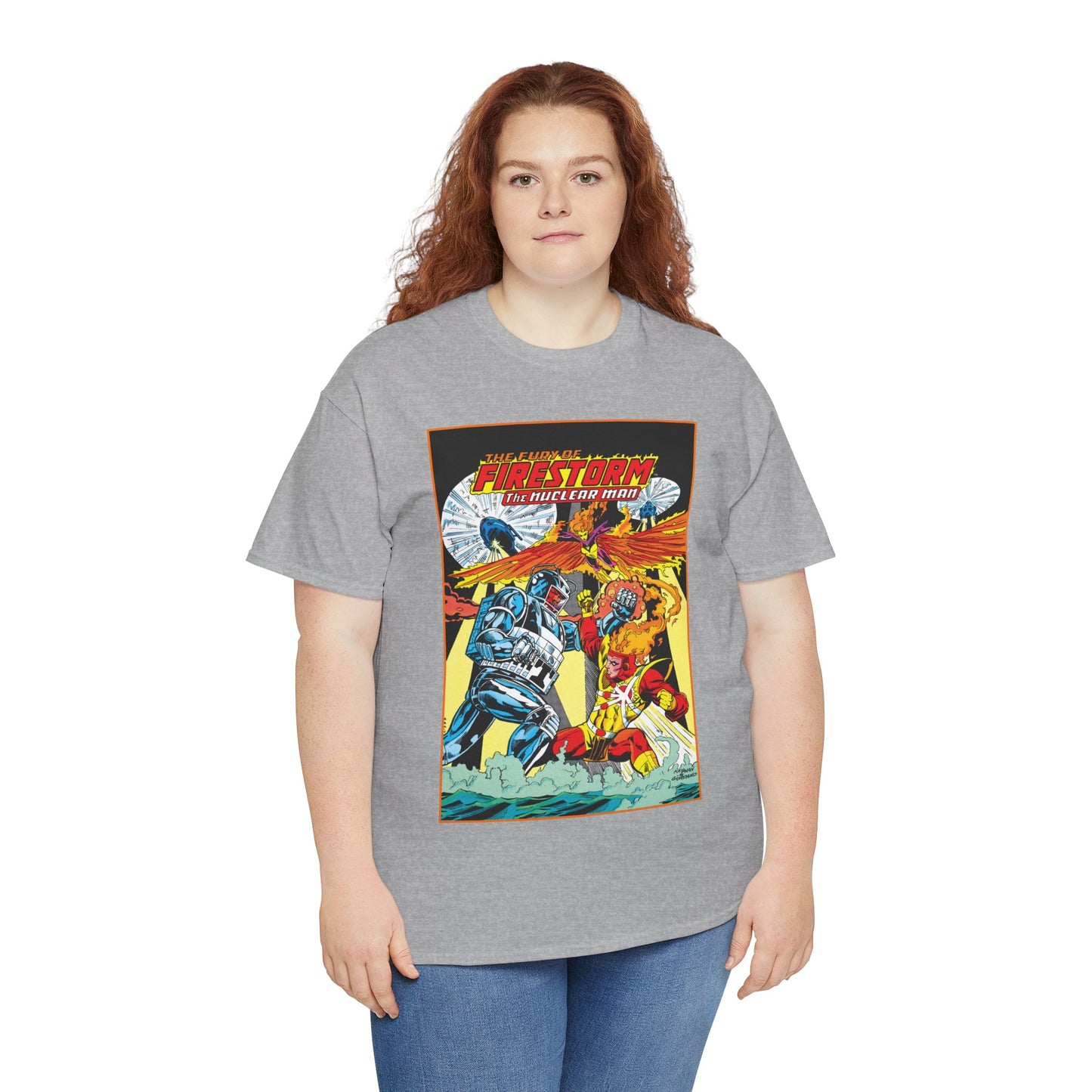 Fury of Firestorm T-Shirt - DC Comics - Firehawk, Tokamak - Annual #1 Art