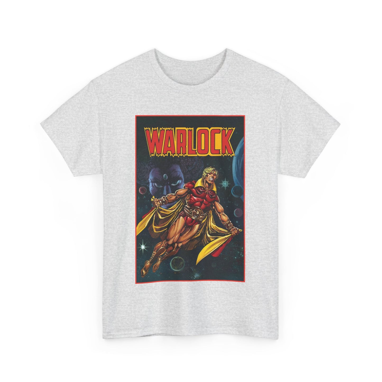 Warlock T-Shirt - Jim Starlin Art - Marvel Comics - Cosmic Superhero - The Enclave - Him