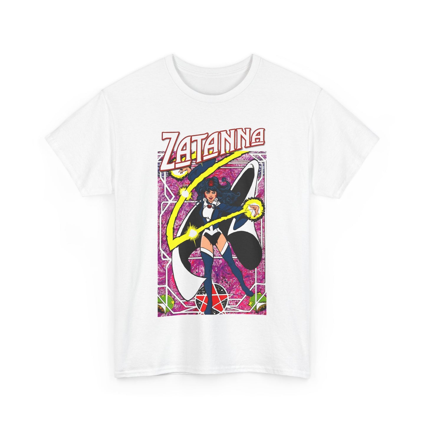 Zatanna T-Shirt - George Perez Postcard Art - Justice League Magic Member - JLA Satellite Era - DC Comics