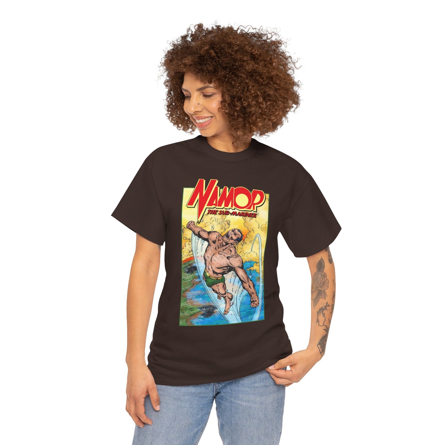Namor T-Shirt - John Byrne Art - The Sub-Mariner - Marvel Comics 1980s Series - King of Atlantis