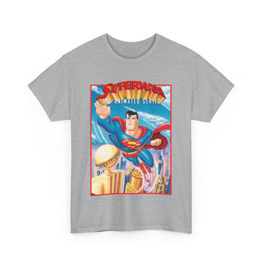 Superman The Animated Series T-Shirt - DC Comics - WB Cartoon 1990s - Metropolis - Man of Steel - Daily Planet