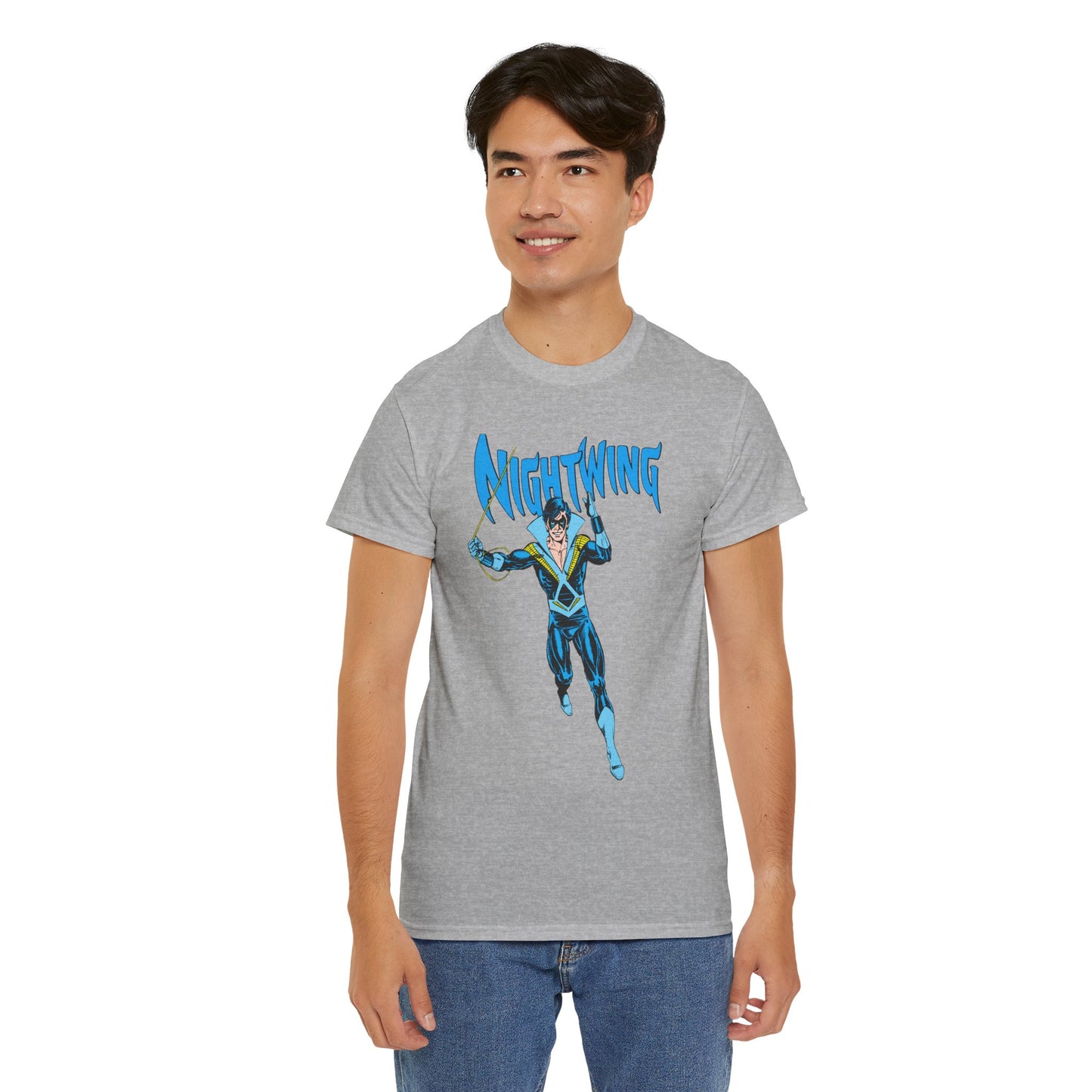 Nightwing T-Shirt - George Perez Art - New Teen Titans, Dick Grayson - DC Comics - Batman's Former Sidekick, Titans Leader
