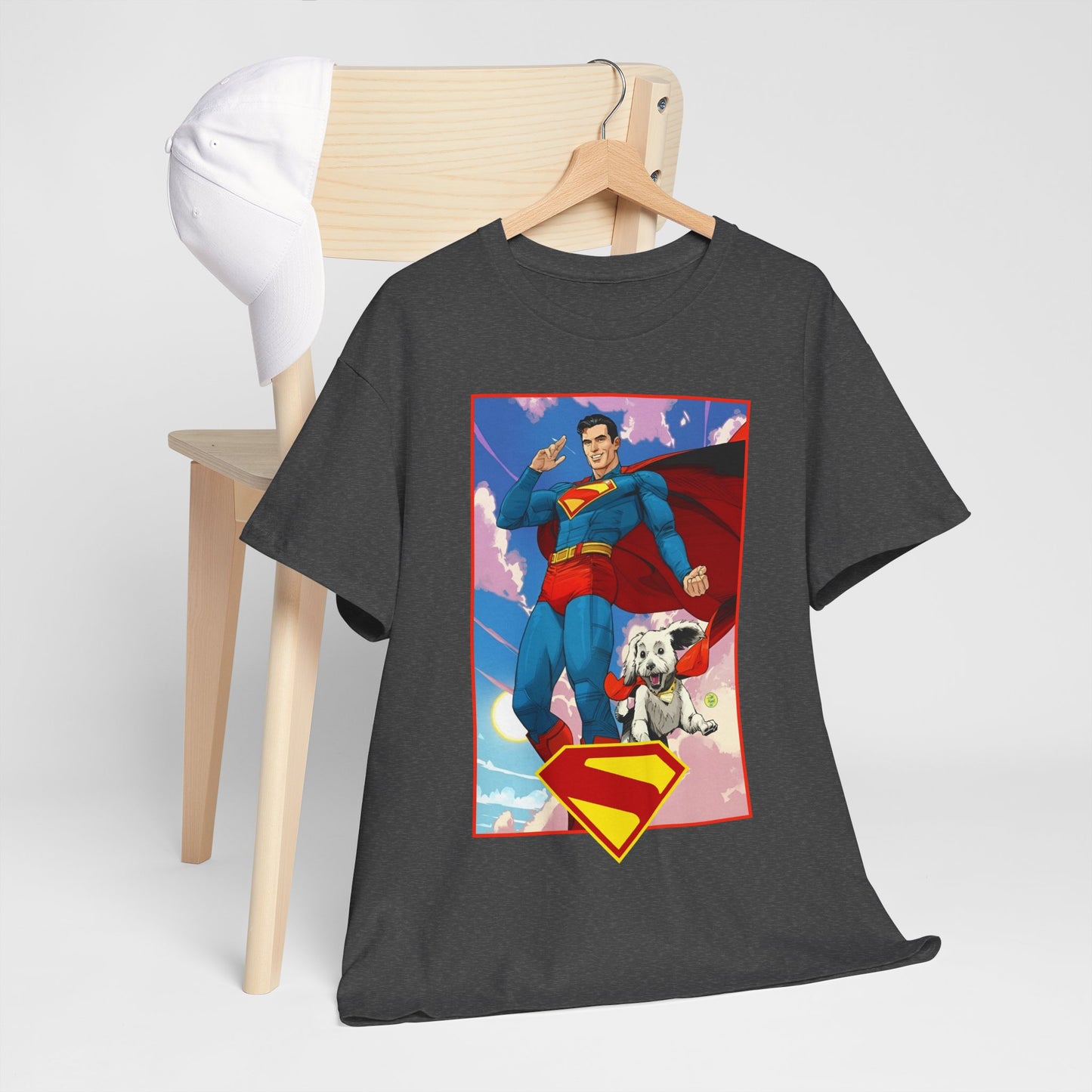 Superman & Krypto T-Shirt - DC Comics - New James Gunn Movie 2025 - Dan Mora Art - Man of Steel