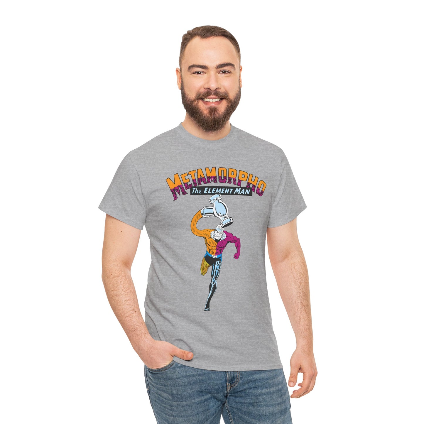 Metamorpho T-Shirt - Jim Aparo Art - DC Comics - Outsiders Team Member - New Superman Movie