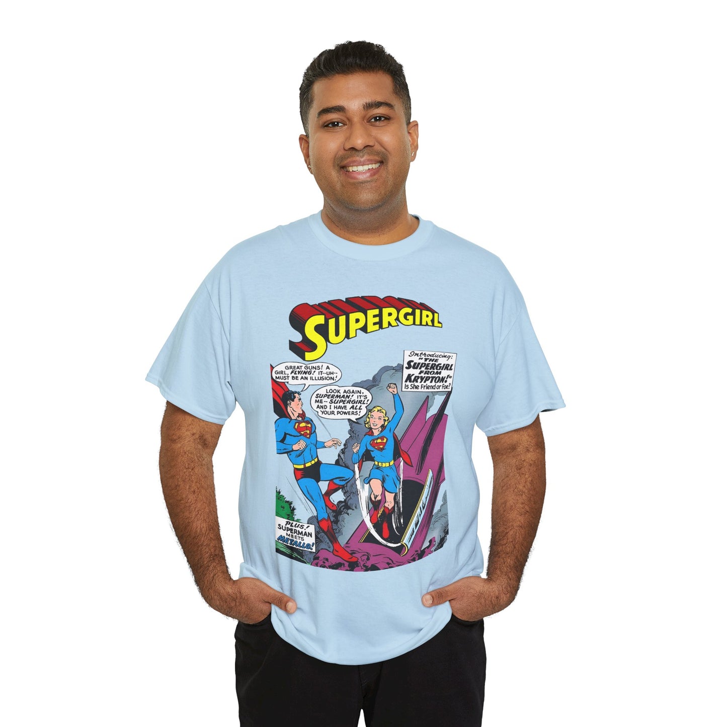 Supergirl T-Shirt - Action Comics #252 - 1st Appearance of Supergirl Cover Art - Kara from Kandor - DC Comics