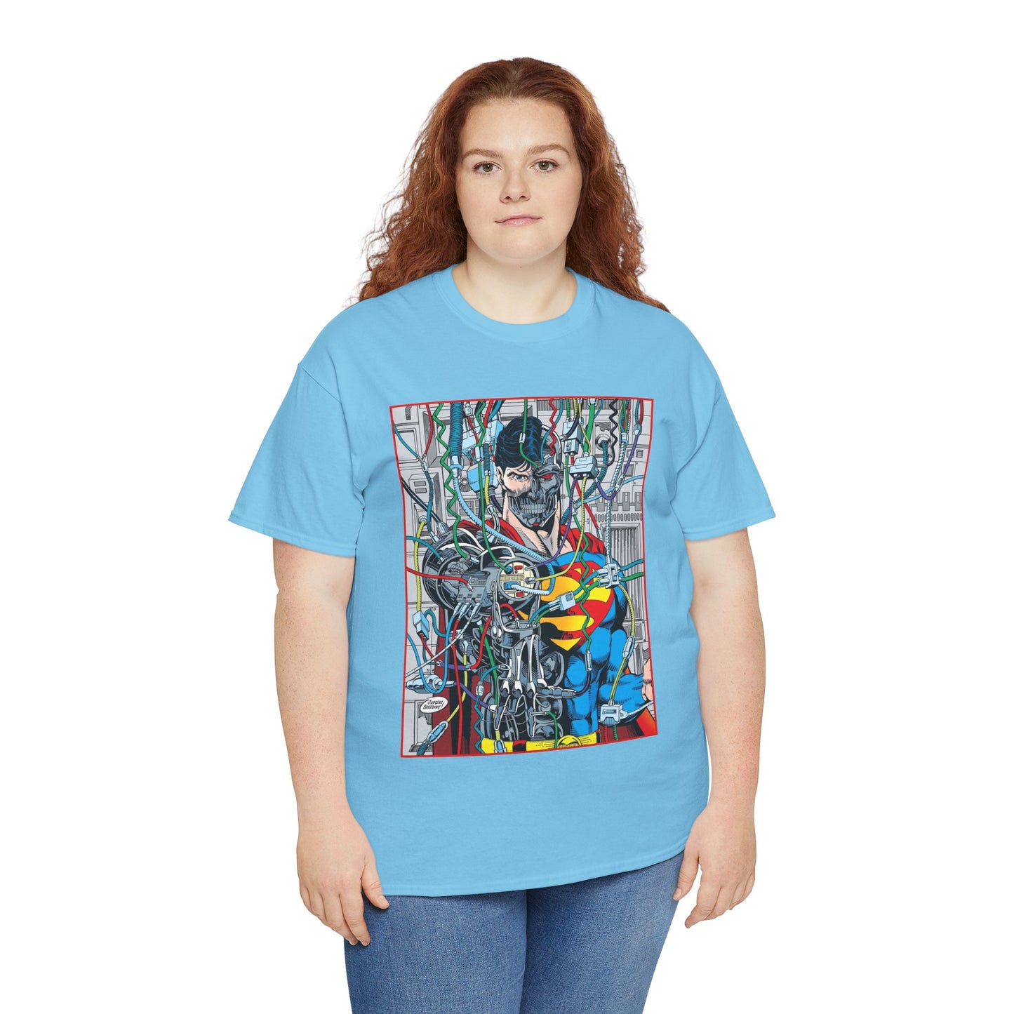 Cyborg Superman T-Shirt - DC Comics - Dan Jurgens Art - Reign of the Supermen - Popular 90s Story