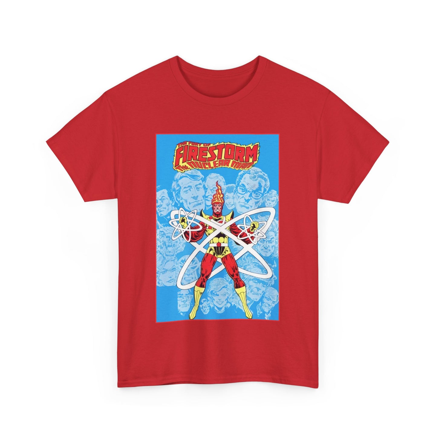 Fury of Firestorm T-Shirt - Pat Broderick Art - The Nuclear Man, Ronnie Raymond - JLA Member - DC Comics