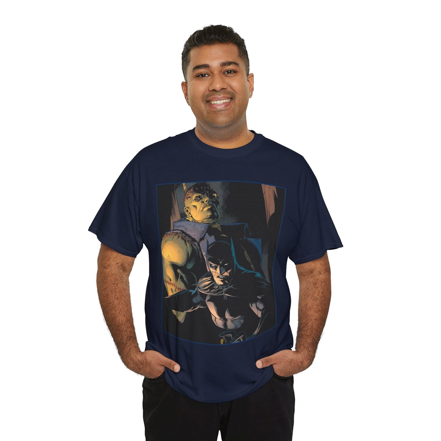 Batman & Frankenstein T-Shirt - Doug Mahnke Art - DC Comics