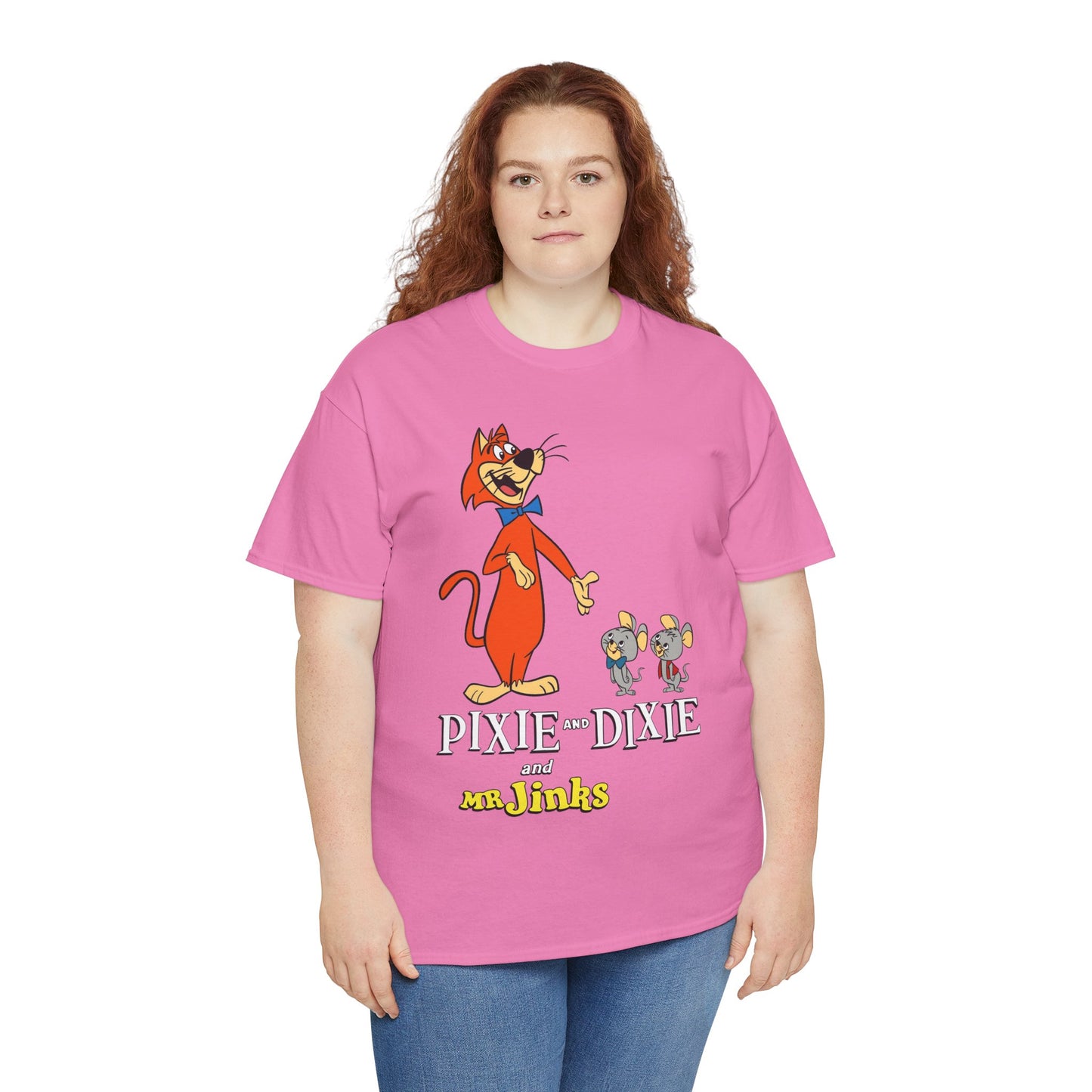 Pixie & Dixie & Mr Jinks T-Shirt - Classic Hanna-Barbera Saturday Morning Cartoon - I Hate Meeces to Pieces!