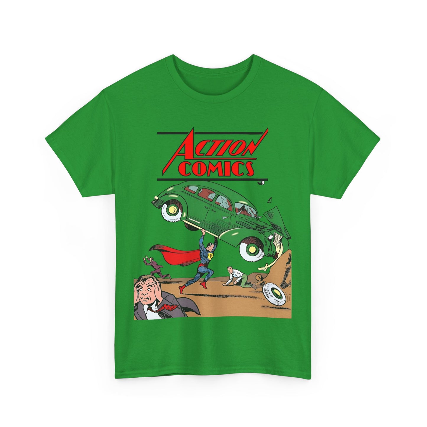 Superman T-Shirt - Action Comics #1 Cover Art - Clark Kent, Metropolis - DC Comics Key Image - Golden Age
