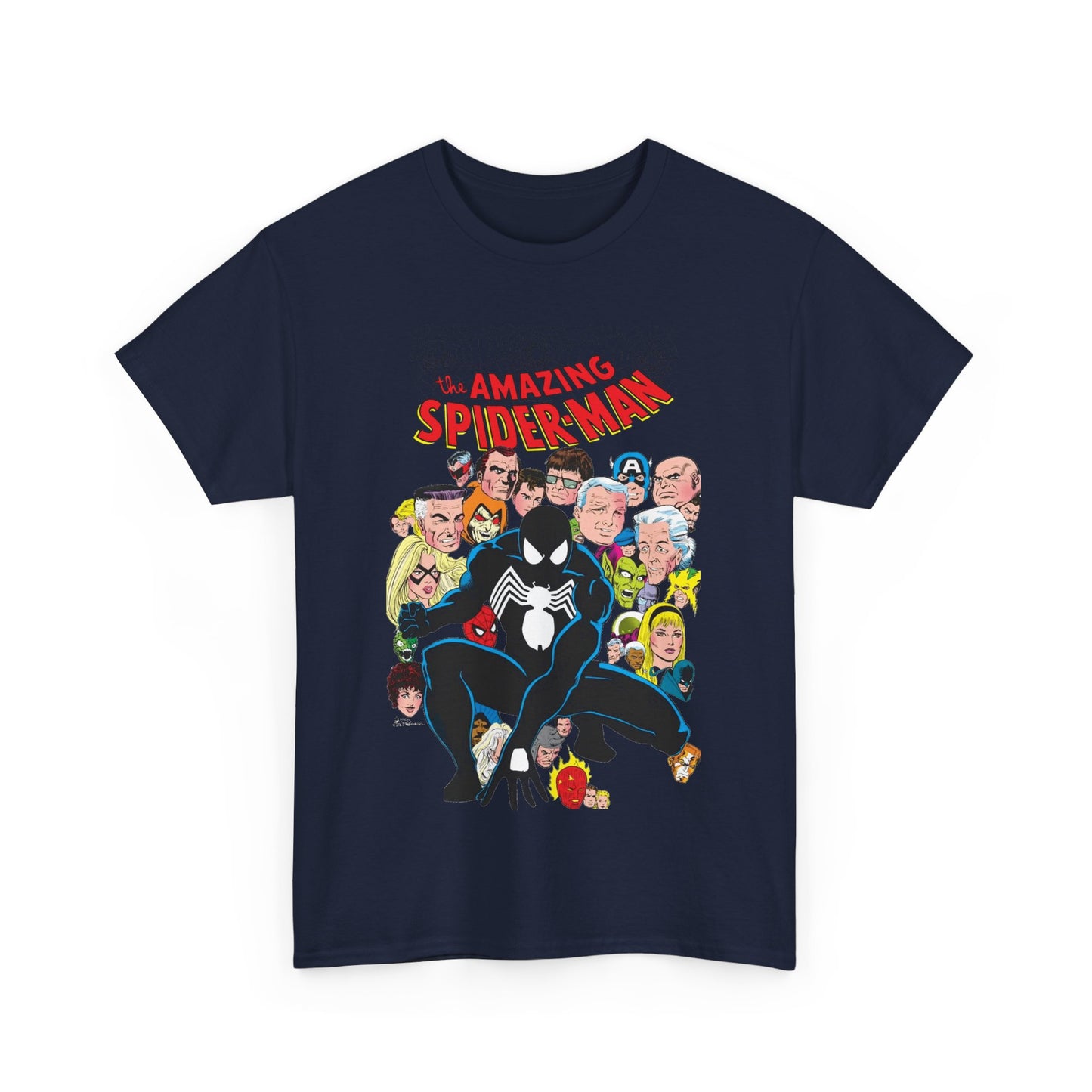 Amazing Spider-Man T-Shirt - Green Goblin, Kingpin, Hobgoblin, Electro, Black Cat, Mysterio, Doctor Octopus, Gwen Stacy - Marvel Comics