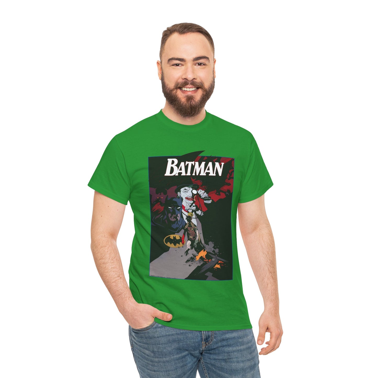 Batman T-Shirt - Mike Mignola Art - Death in the Family Storyline - Joker & Robin (Jason Todd) - DC Comics
