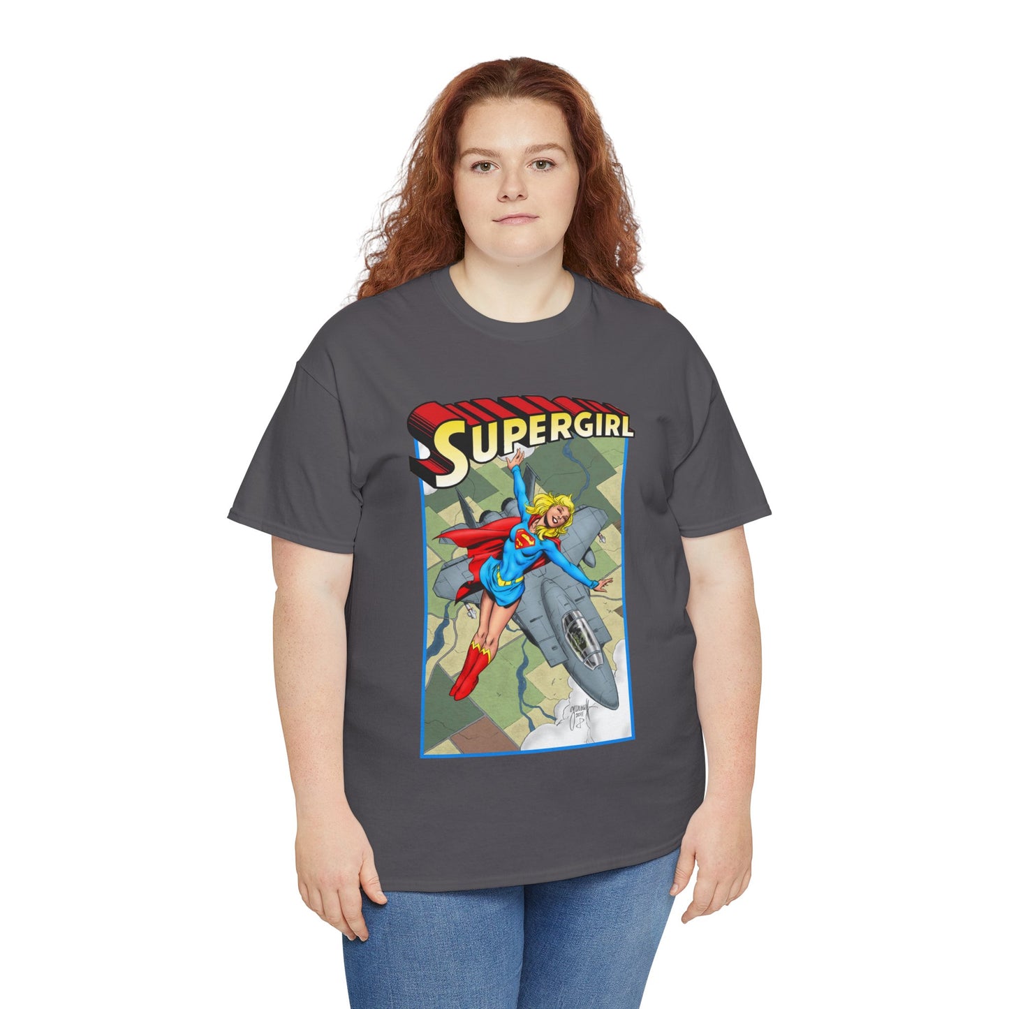 Supergirl T-Shirt - Tom Grummett Art - Kara from Argo City, Superman's Cousin - The Maid of Might - DC Comics