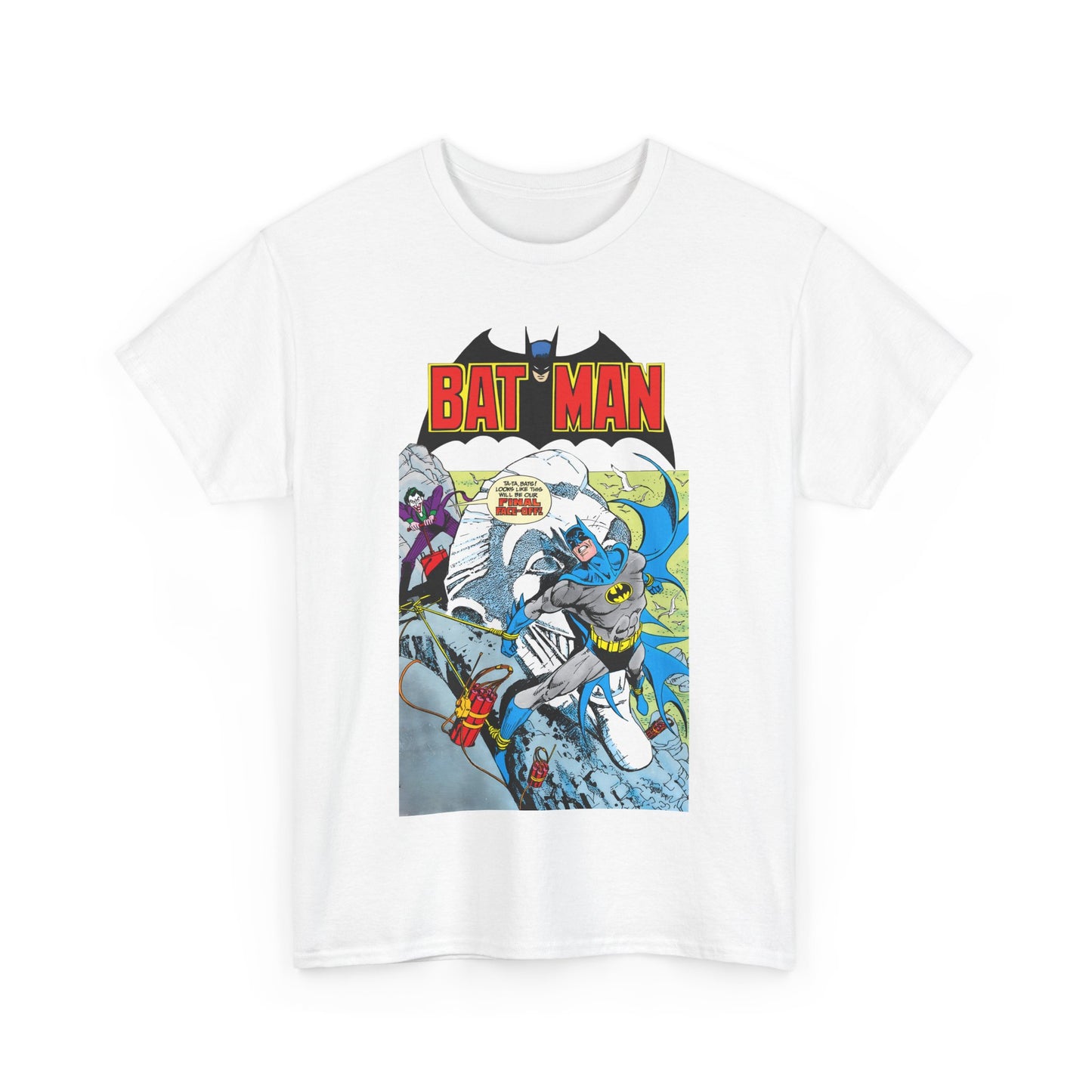 Batman T-Shirt - José Luis García-López Art - Joker - #353 Cover Art - Batman Strapped to Mount Rushmore - Amazing Bronze Age Art