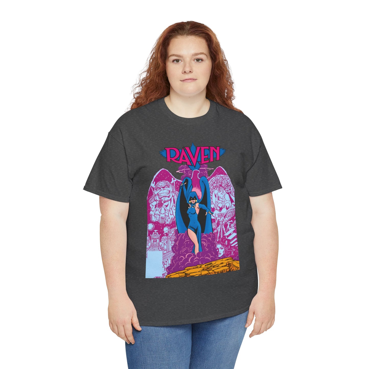 Raven T-Shirt - George Perez Art - New Teen Titans - Trigon, Azarath - DC Comics