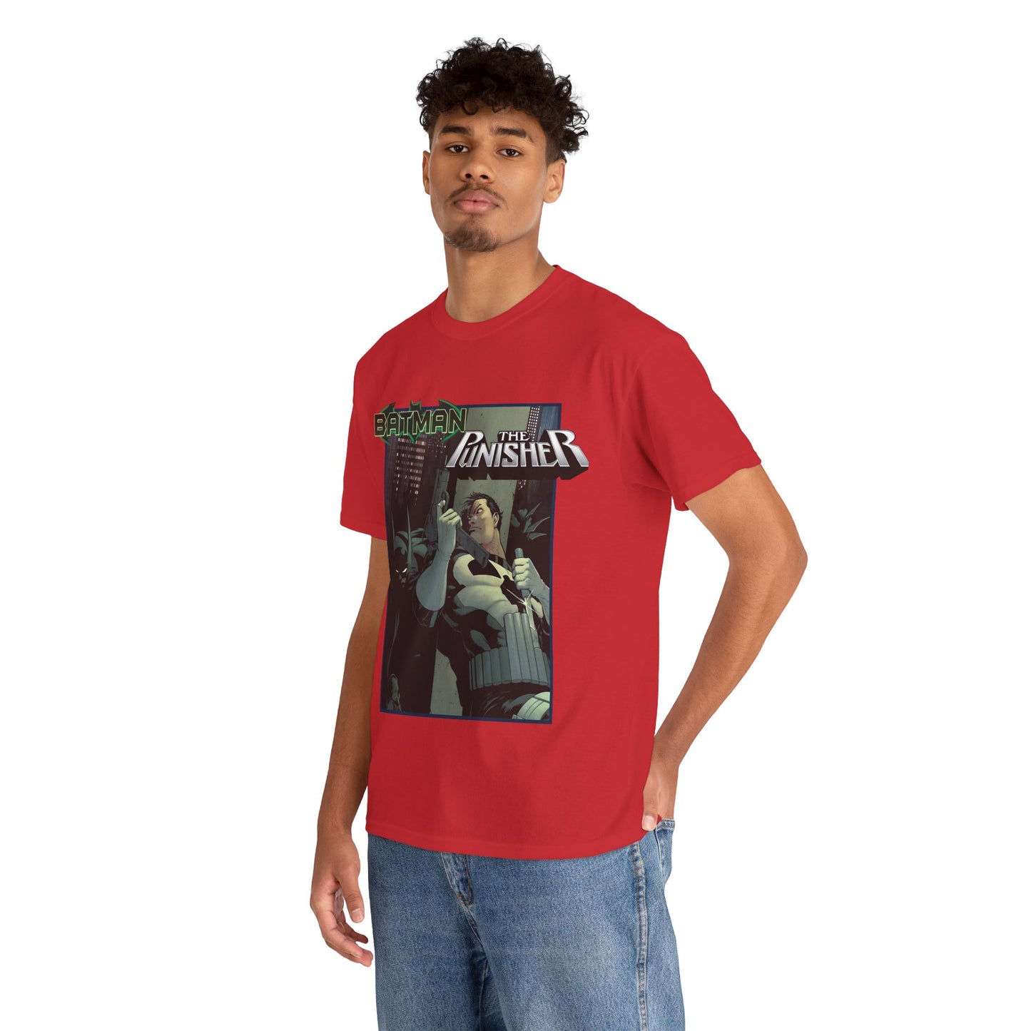 Batman Vs Punisher T-Shirt - Mike Zeck Art - DC Comics, Marvel Comics