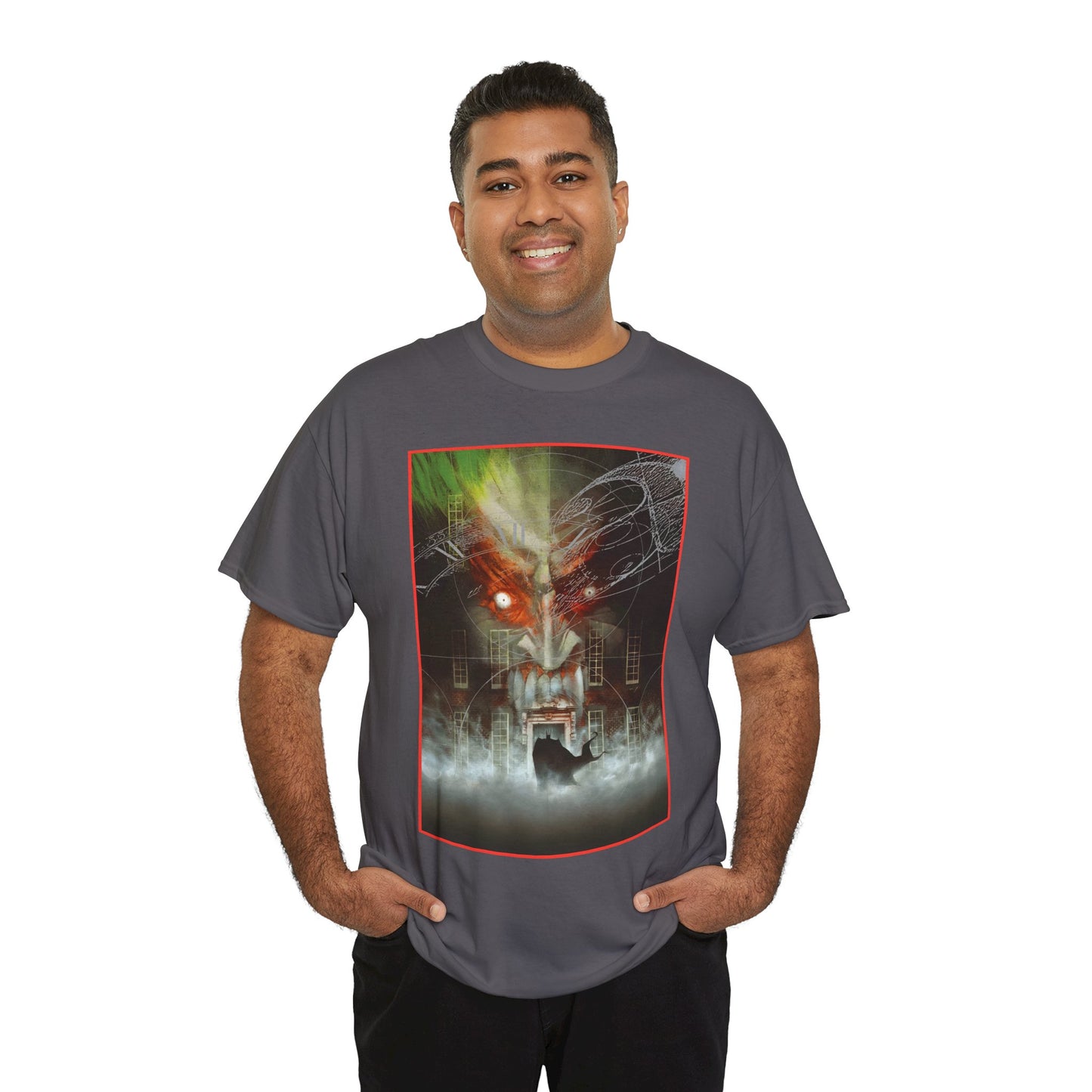 Batman: Arkham Asylum T-Shirt - Dave McKean Art - From the Grant Morrison Graphic Novel - DC Comics - Dark Knight Detective