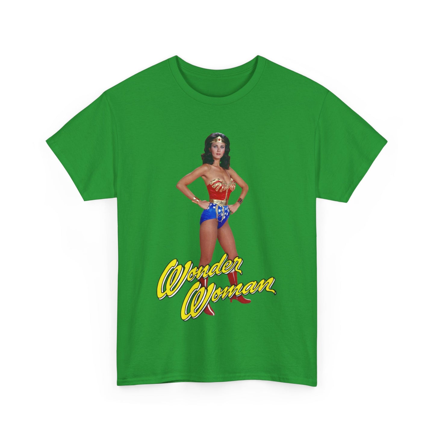 Wonder Woman T-Shirt - Lynda Carter - Popular 1970s CBS TV Show - DC Comics Character - Diana Prince, Paradise Island