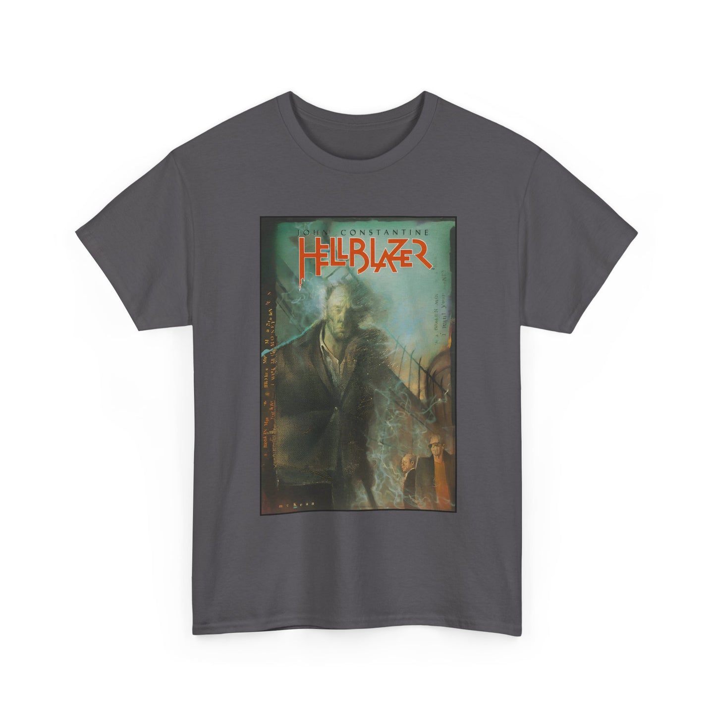 John Constantine Hellblazer T-Shirt - Dave McKean Art - #19 Cover - DC Comics, Vertigo Comics
