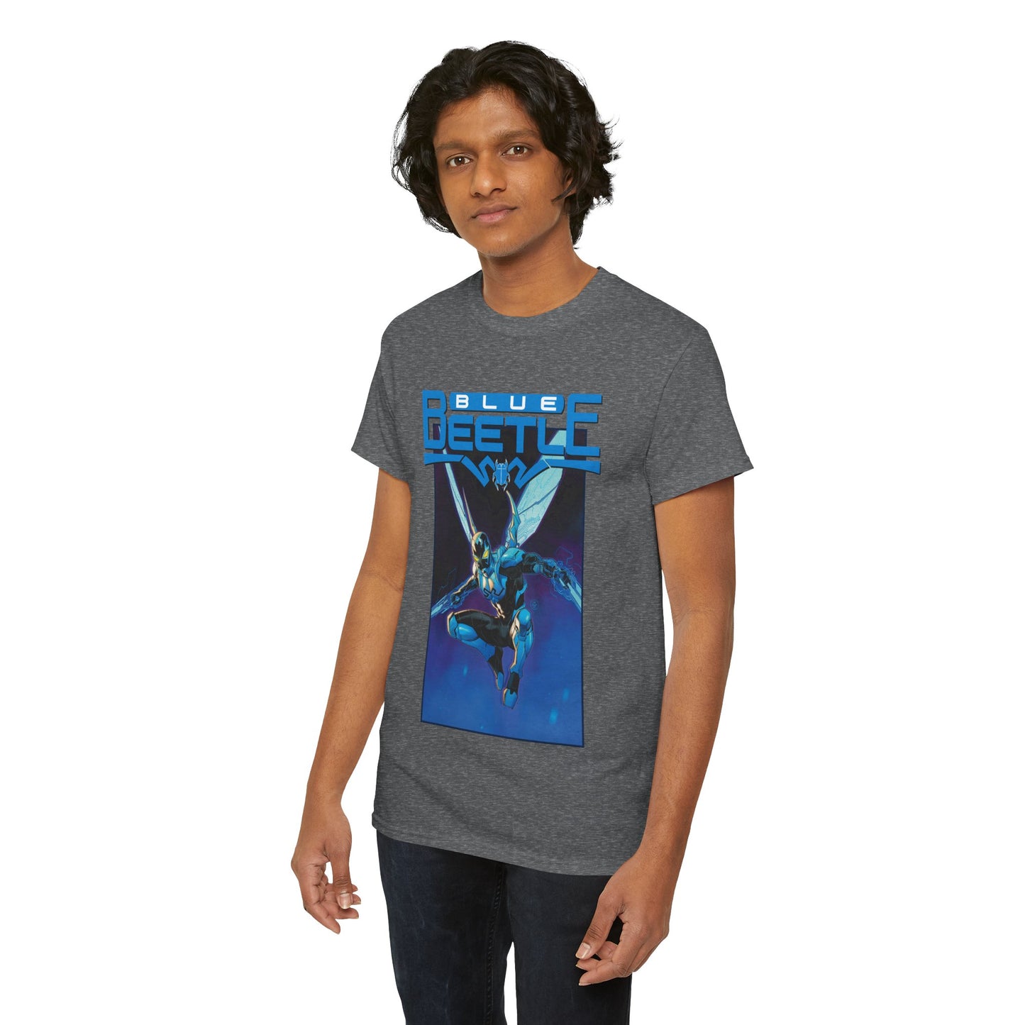 Blue Beetle T-Shirt - Dan Mora Art - DC Comics Character - Jaime Reyes
