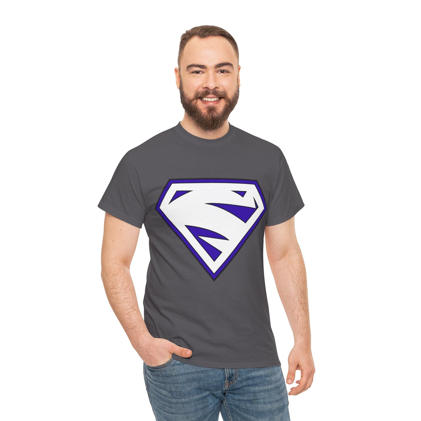 Electric Superman Logo T-Shirt - Clark Kent - Man of Steel - DC Comics - 1990s Storyline