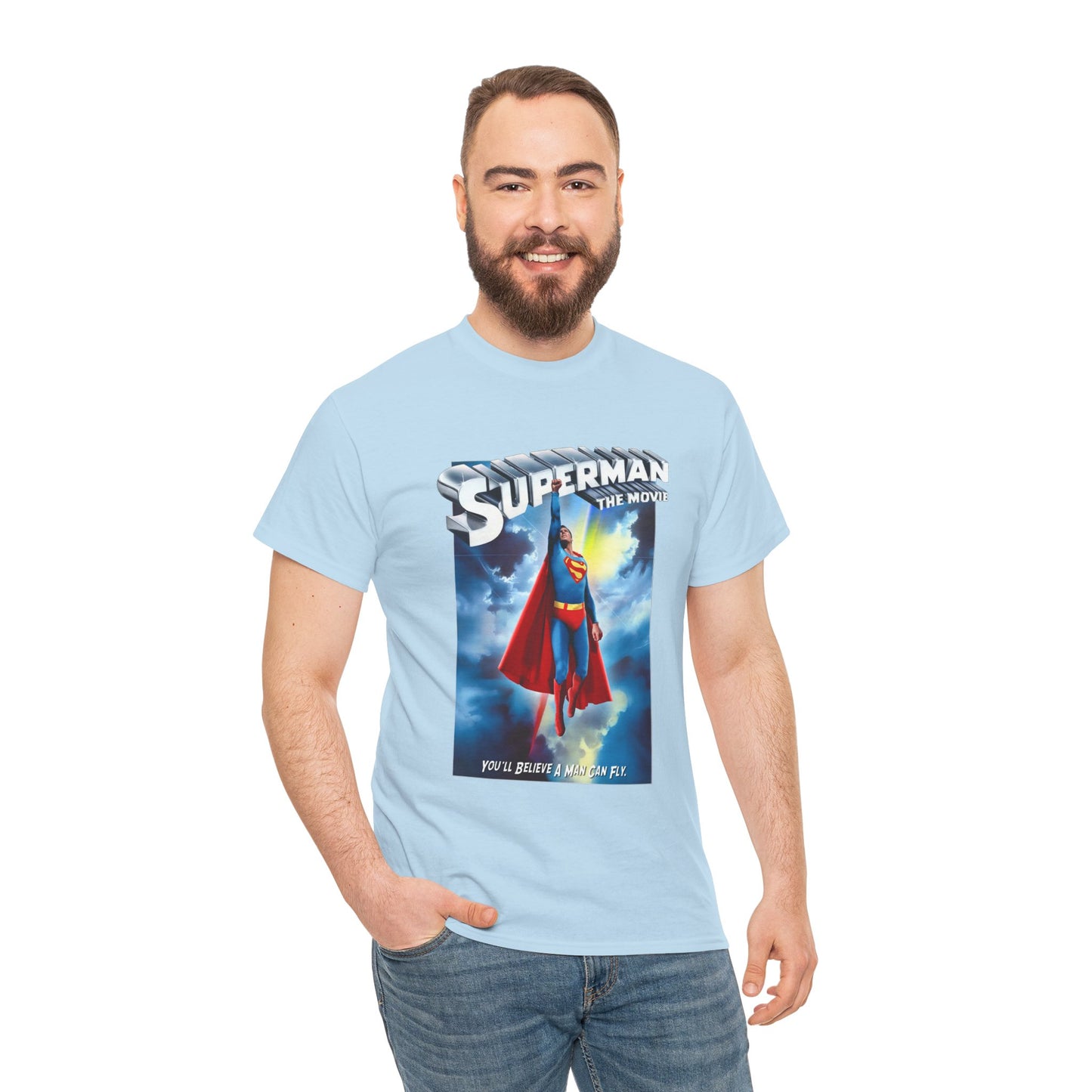Superman The Movie T-Shirt - DC Comics - Man of Steel - Christopher Reeve 1978