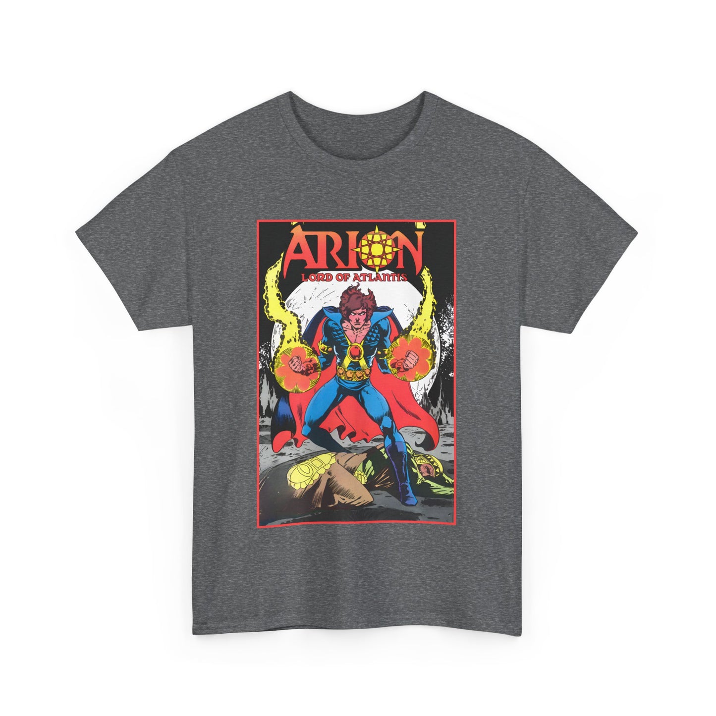 Arion, Lord of Atlantis T-Shirt - Jan Duursema Art - Atlantis Wizard - Lord of Order - Lord High Mage - DC Comics