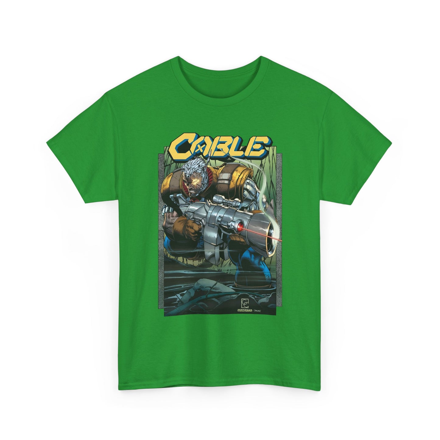 Cable T-Shirt - Greg Capullo Art - X-Force Leader, Mutant Fighter - Nathan Summers - Marvel Comics