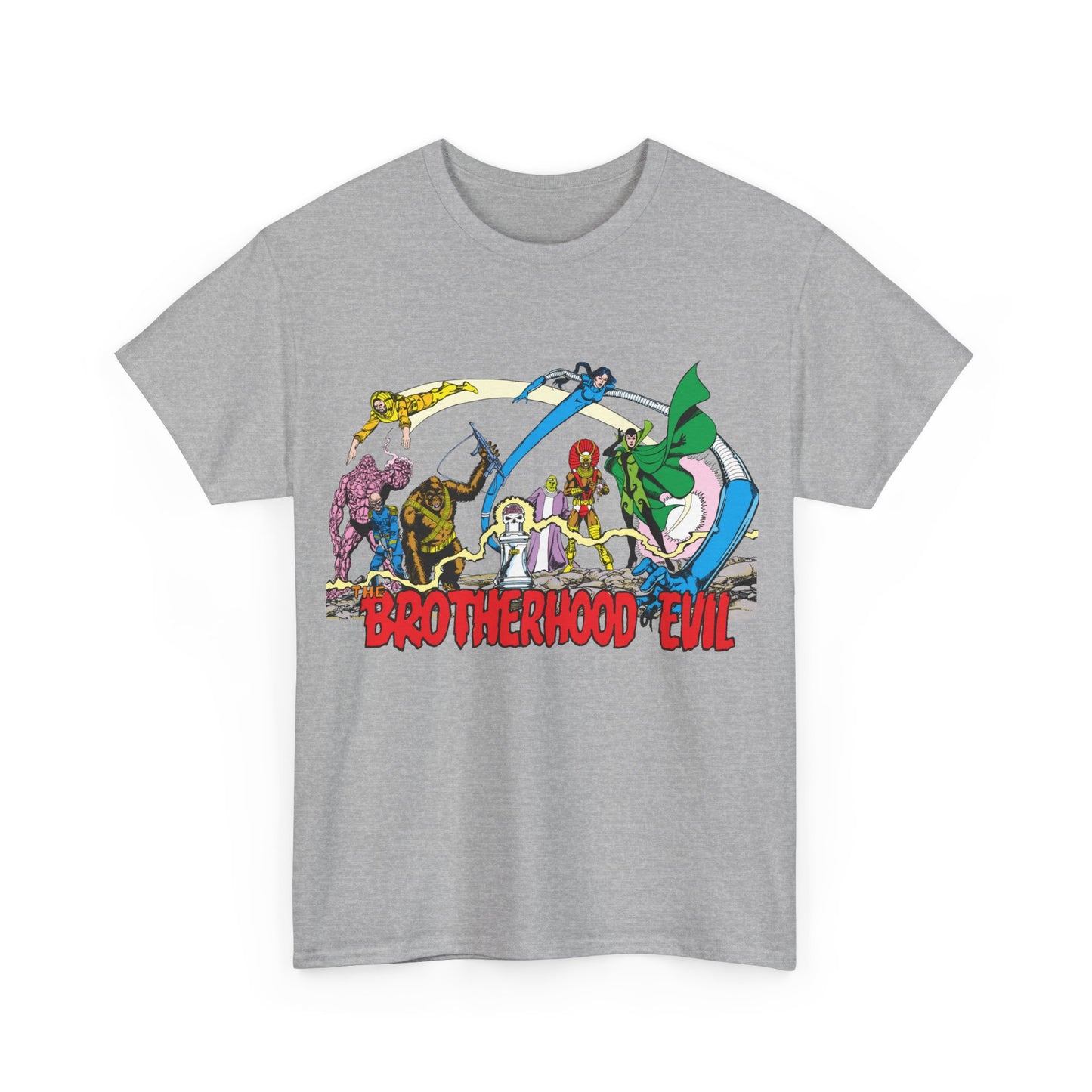 Brotherhood of Evil T-Shirt - George Perez Art - New Teen Titans, Doom Patrol - DC Comics - Madame Rouge, Phobia