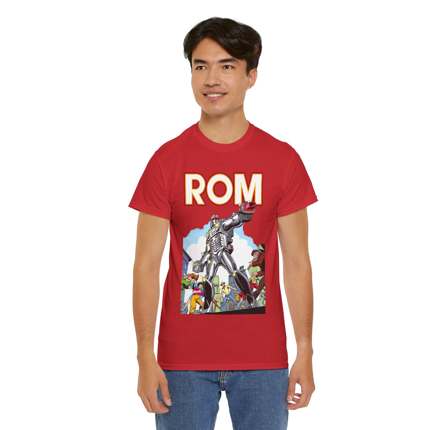 Rom: Spaceknight T-Shirt - Marvel Comics Art- Retro Character - Dire Wraiths