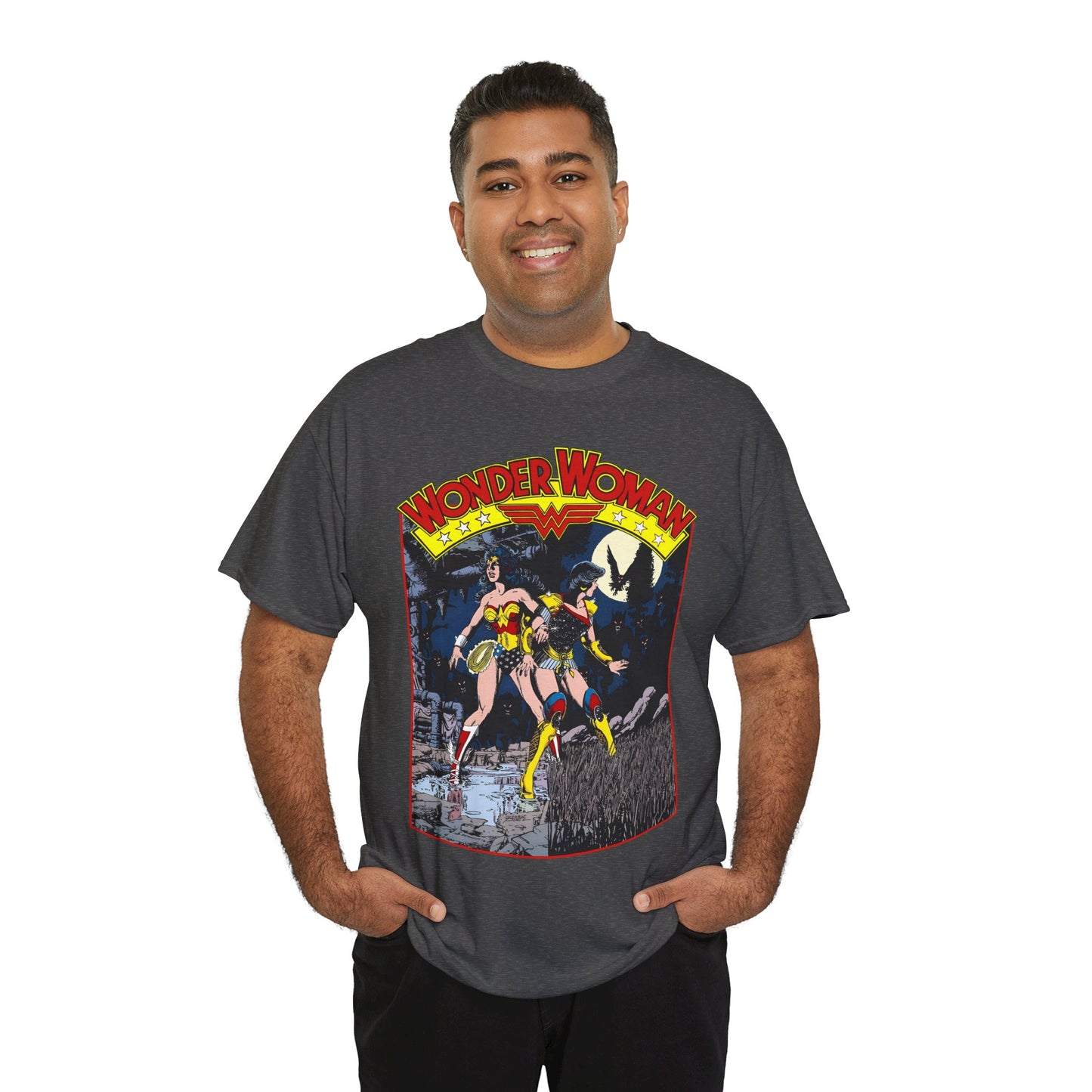 Wonder Woman & Troia T-Shirt - George Perez Art - Wonder Girl, Donna Troy - Themyscira, Paradise Island - DC Comics