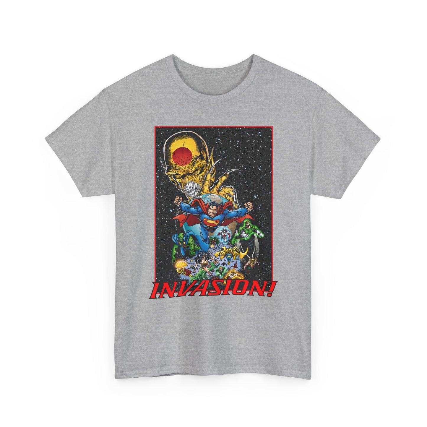 Invasion T-Shirt - Bart Sears Art - DC Comics