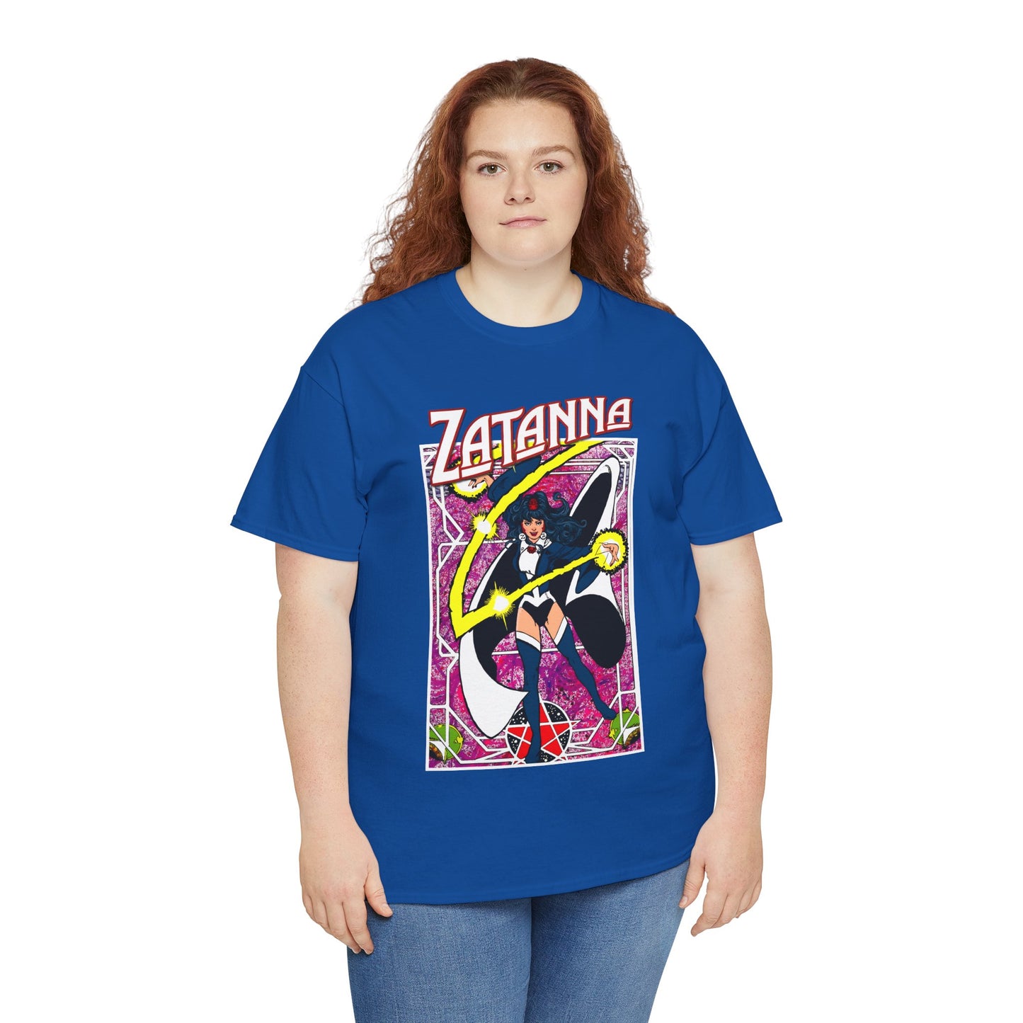 Zatanna T-Shirt - George Perez Postcard Art - Justice League Magic Member - JLA Satellite Era - DC Comics