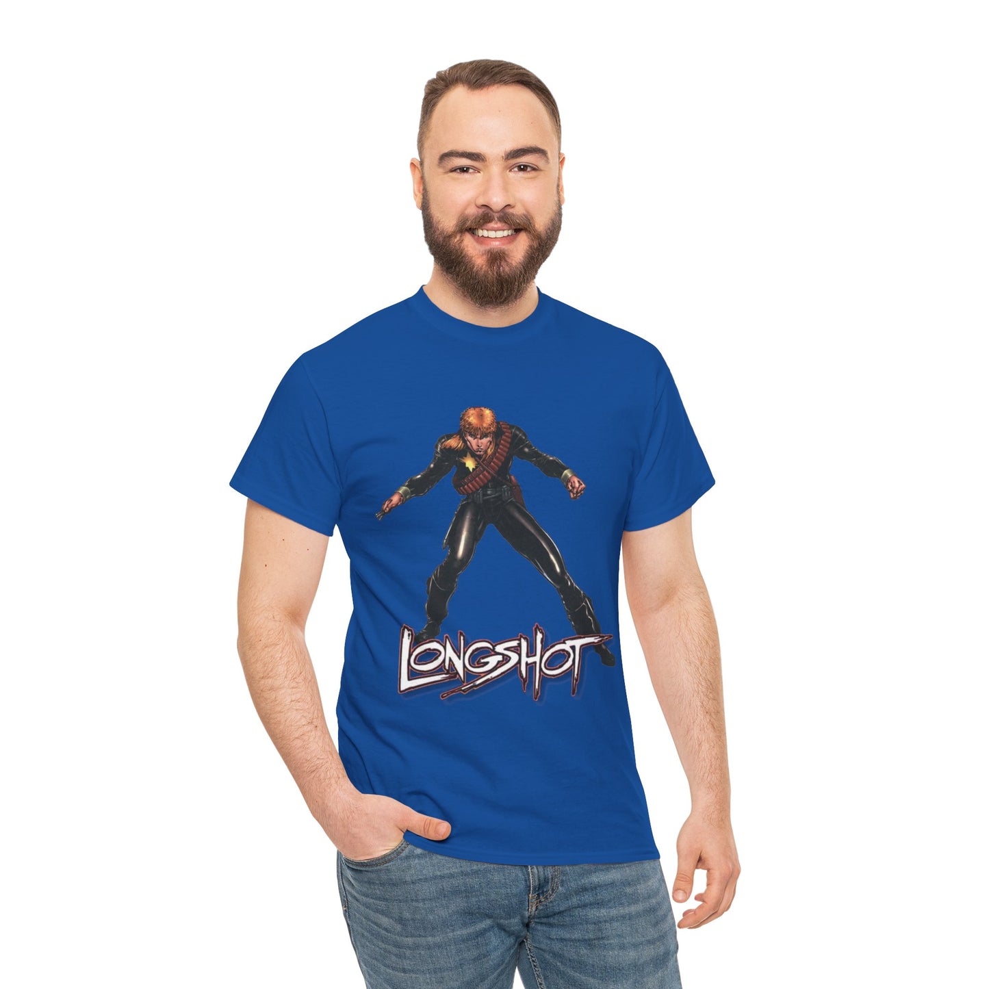 Longshot T-Shirt - Arthur Adams Art - Marvel Comics - Uncanny X-Men - Mojo Foe - Mutant Member - Popular 1980s Series - Mojoverse