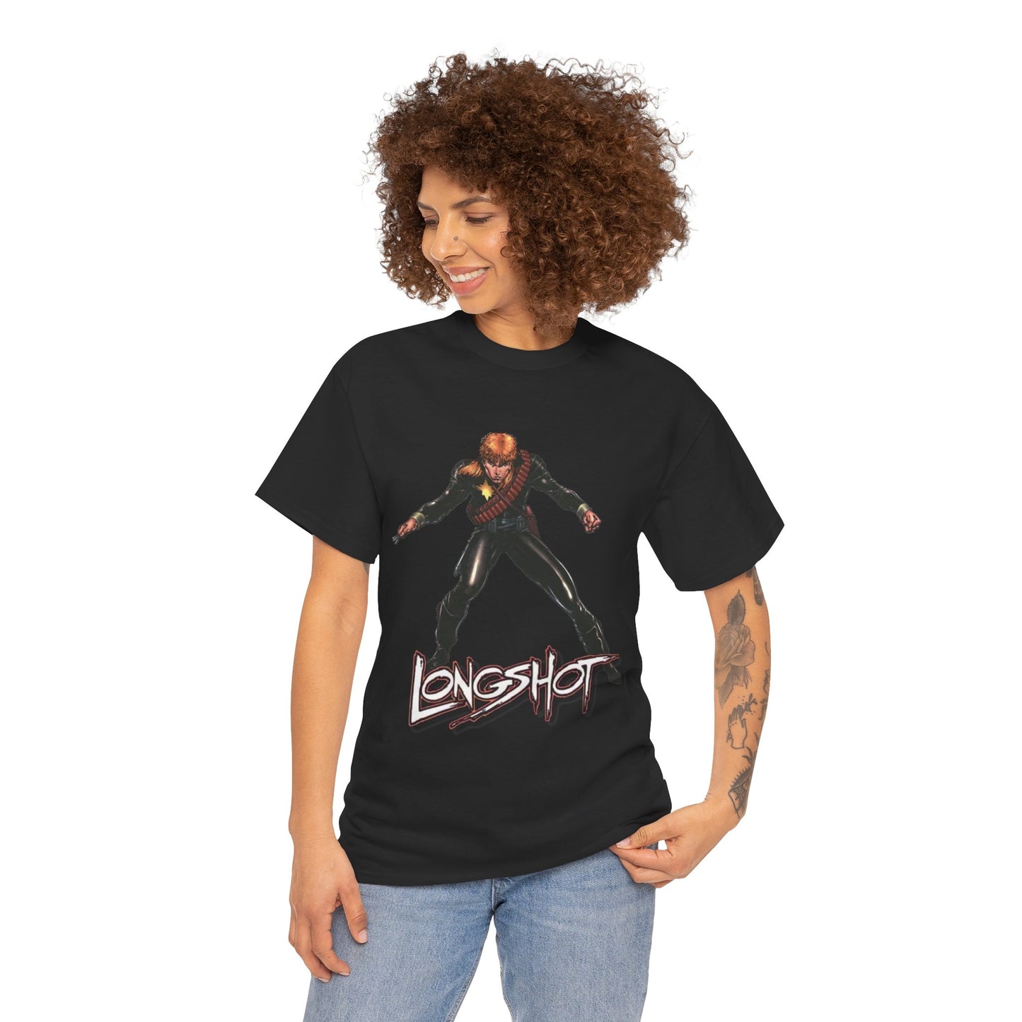 Longshot T-Shirt - Arthur Adams Art - Marvel Comics - Uncanny X-Men - Mojo Foe - Mutant Member - Popular 1980s Series - Mojoverse