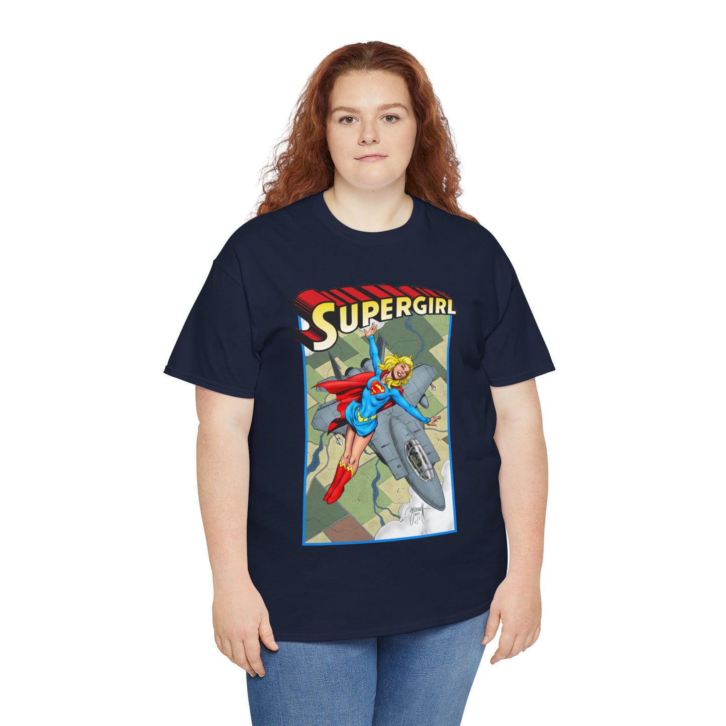 Supergirl T-Shirt - Tom Grummett Art - Kara from Argo City, Superman's Cousin - The Maid of Might - DC Comics