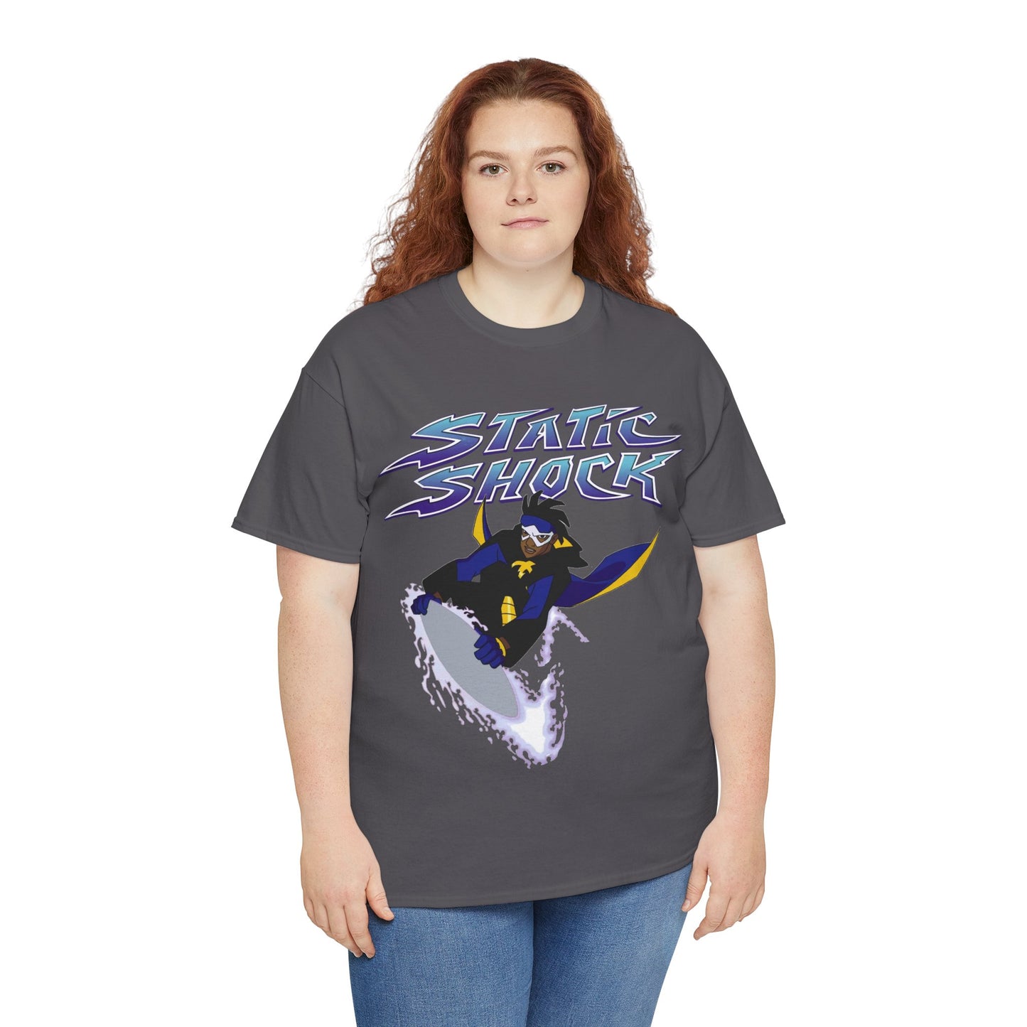 Static Shock T-Shirt - Milestone Comics - WB 1990s Animated Series - DC Comics - Virgil Hawkins