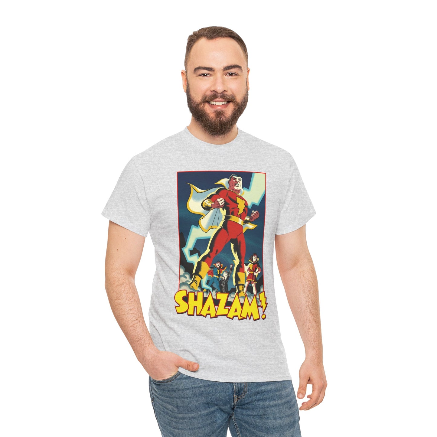 Shazam T-Shirt - Michael Cho Art - Marvel Family - Mary Marvel, Captain Marvel Jr - DC Comics