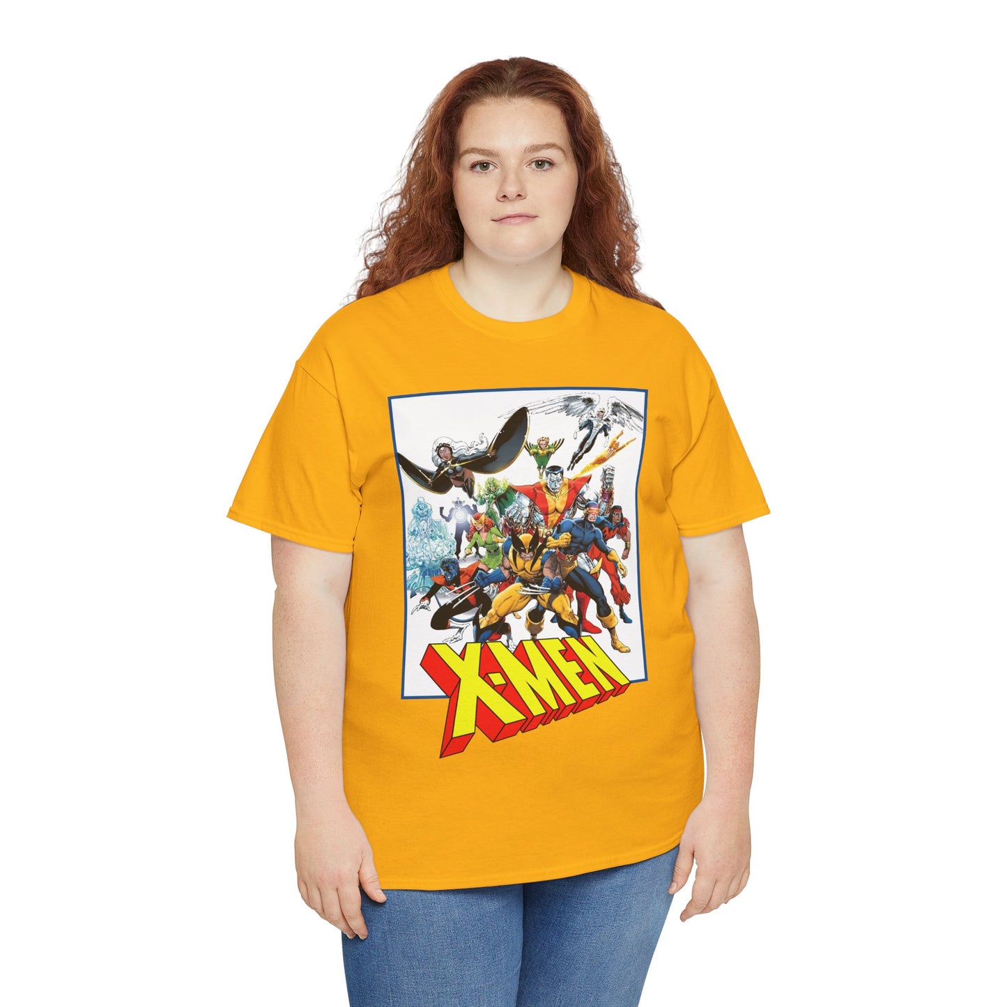 X-Men T-Shirt - Classic Arthur Adams Art - Marvel Comics - Wolverine, Colossus, Storm, Cyclops, Nightcrawler, Iceman