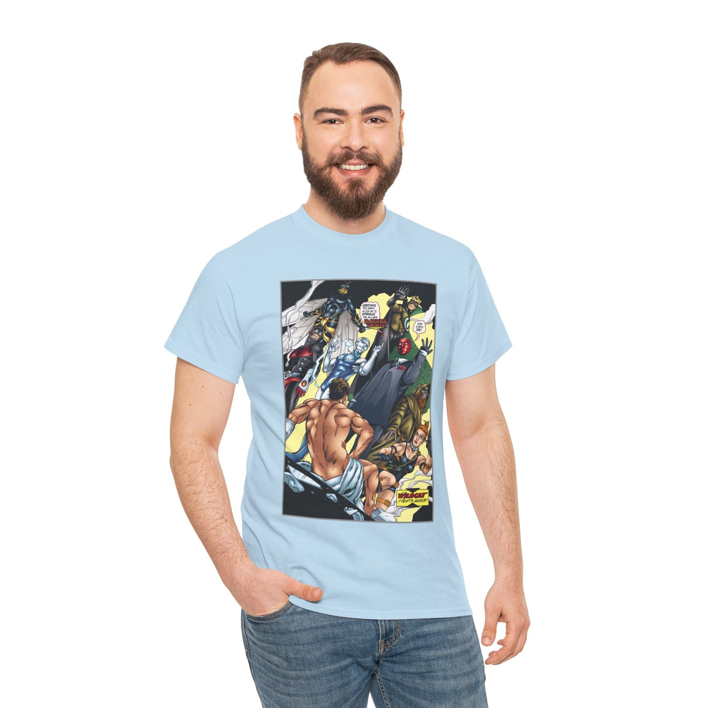 Wildcat/Injustice Society T-Shirt