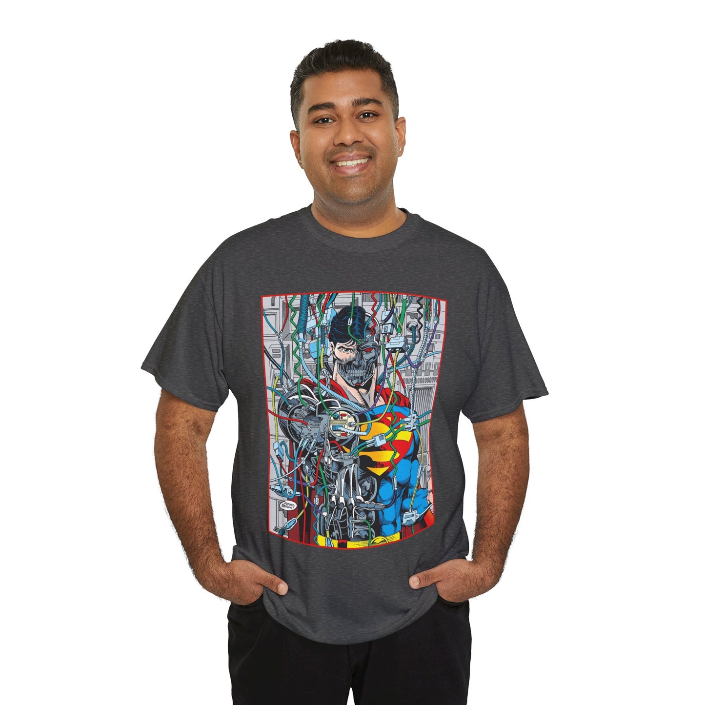 Cyborg Superman T-Shirt - DC Comics - Dan Jurgens Art - Reign of the Supermen - Popular 90s Story