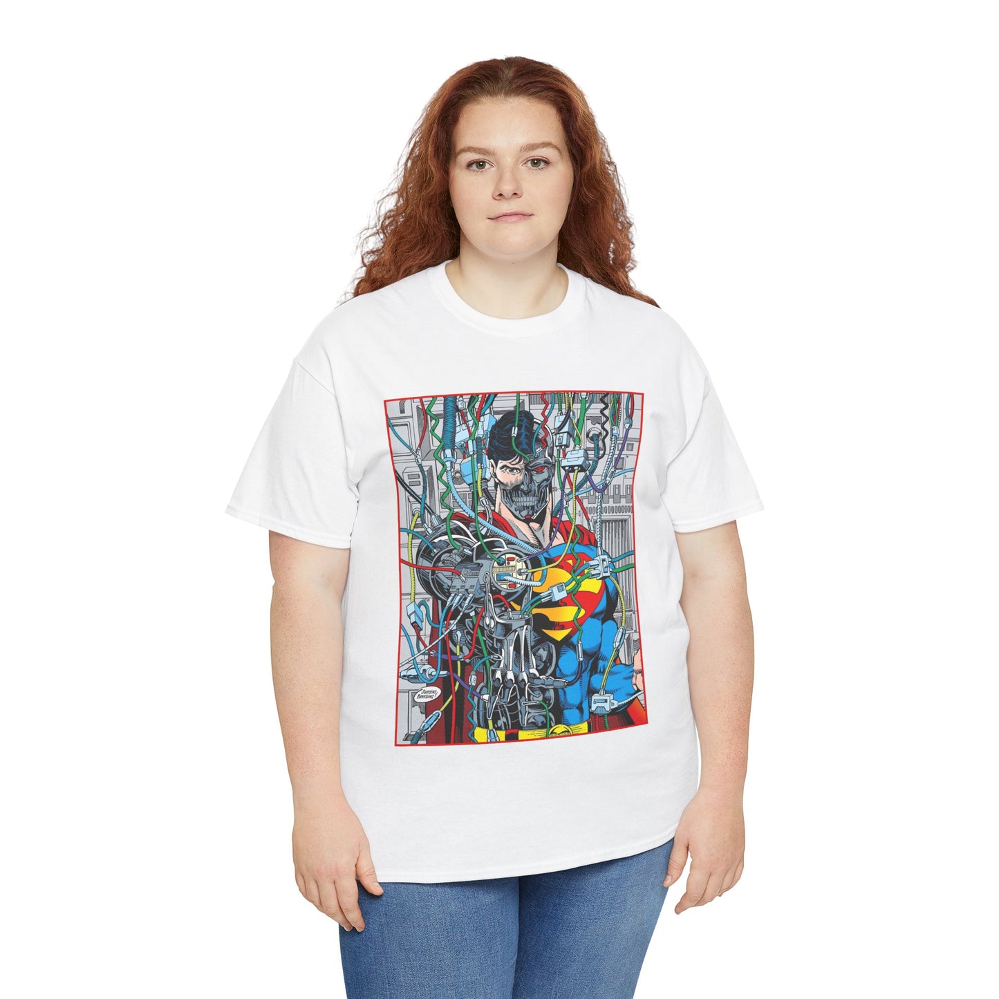Cyborg Superman T-Shirt - DC Comics - Dan Jurgens Art - Reign of the Supermen - Popular 90s Story